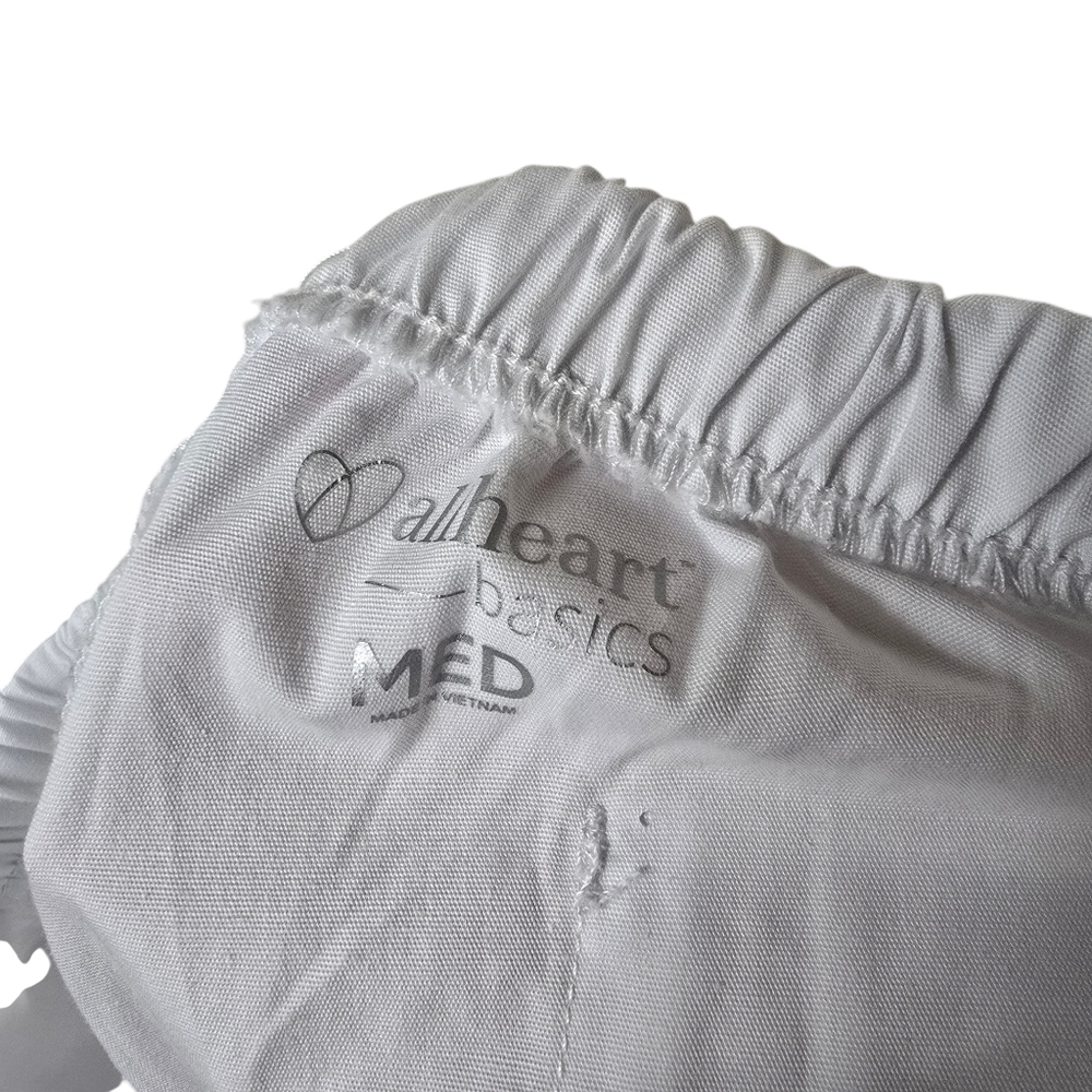 Allheart Basics White Scrub Pants M - Picture 8 of 10